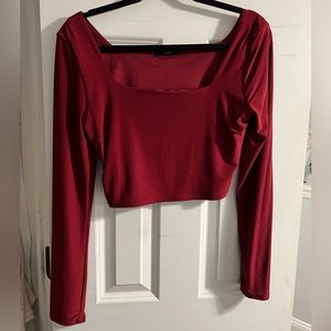 2 saints red long sleeve top